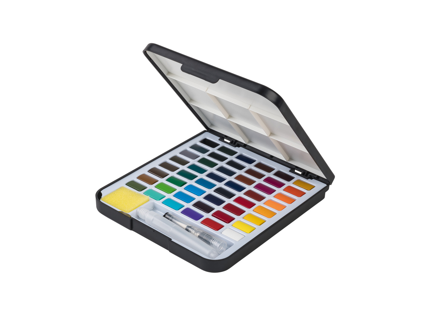 Boîte Aquarelle Vide Métal Avec 52 Demi-godets - Palette Portable Pour Peinture
