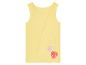 Débardeur jaune clair pour enfant, motif fraises.