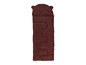 Un sac de couchage marron avec des oreilles d'ours