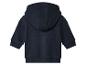 Sweat à capuche bleu foncé pour bébé, vue arrière
