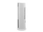 Ventilateur et chauffage tournants blancs.