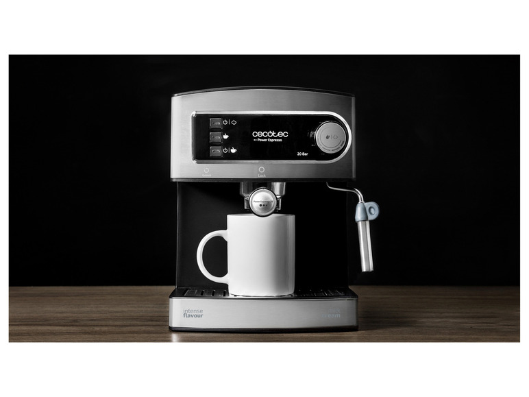 Aller en mode plein écran : Cecotec cafetière espresso double porte-filtre, 850 W - Image 4