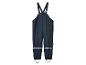 Salopette imperméable bleue pour enfant.