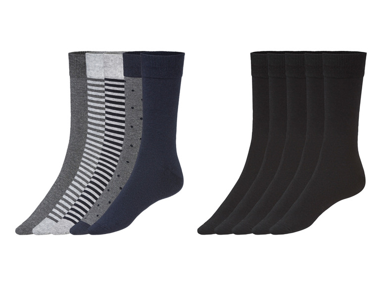 Aller en mode plein écran : LIVERGY® Lot de 5 paires de chaussettes homme - Image 1