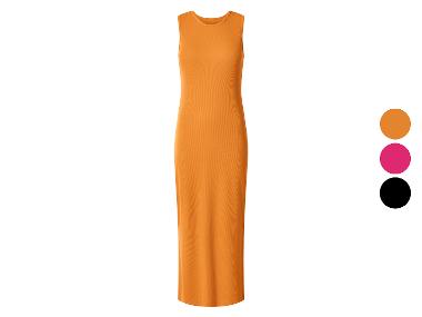 ESMARA® Robe mi-longue côtelée femme