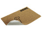 Un paillasson brun avec l'inscription 'HOME'