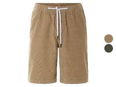 LIVERGY® Short en velours côtelé homme