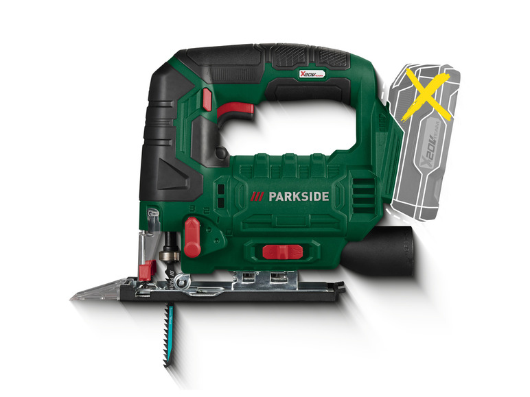 Aller en mode plein écran : PARKSIDE® Scie sauteuse pendulaire sans fil PSTDA 20-Li B3, 20 V - Image 4