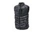 Une veste sans manches Parkside noire à imprimé camouflage.