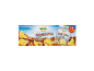 Boisson saveur cola et citron avec 14 sachets, glaçons et tranches de citron.