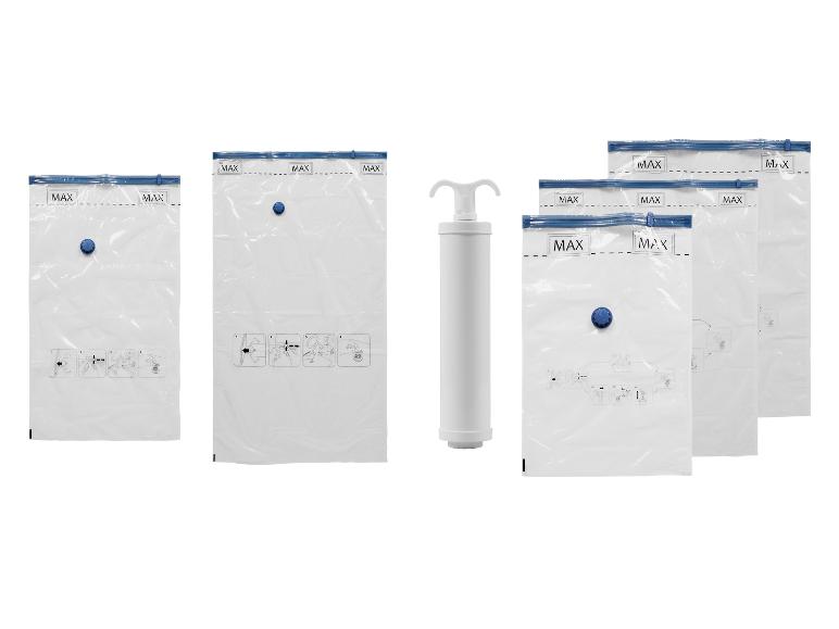 Ensemble de sacs de rangement sous vide avec pompe