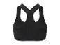 Un soutien-gorge de sport noir avec des bretelles larges