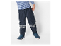 Salopette imperméable pour enfant avec bandes réfléchissantes.