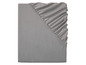 Un drap-housse gris
