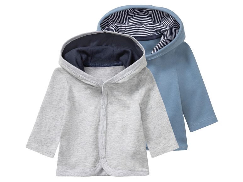 Aller en mode plein écran : lupilu® Lot de 2 vestes à capuche bébé - Image 2