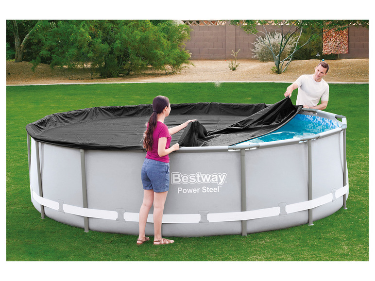 Aller en mode plein écran : Bâche de protection pour piscines rondes - Image 3