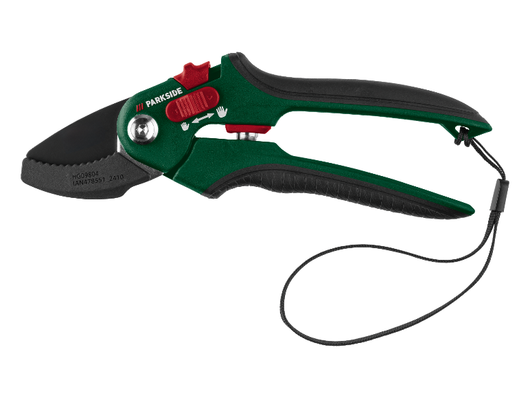 Sécateur Parkside avec cordon.