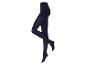 Collants opaques bleu foncé sur fond blanc