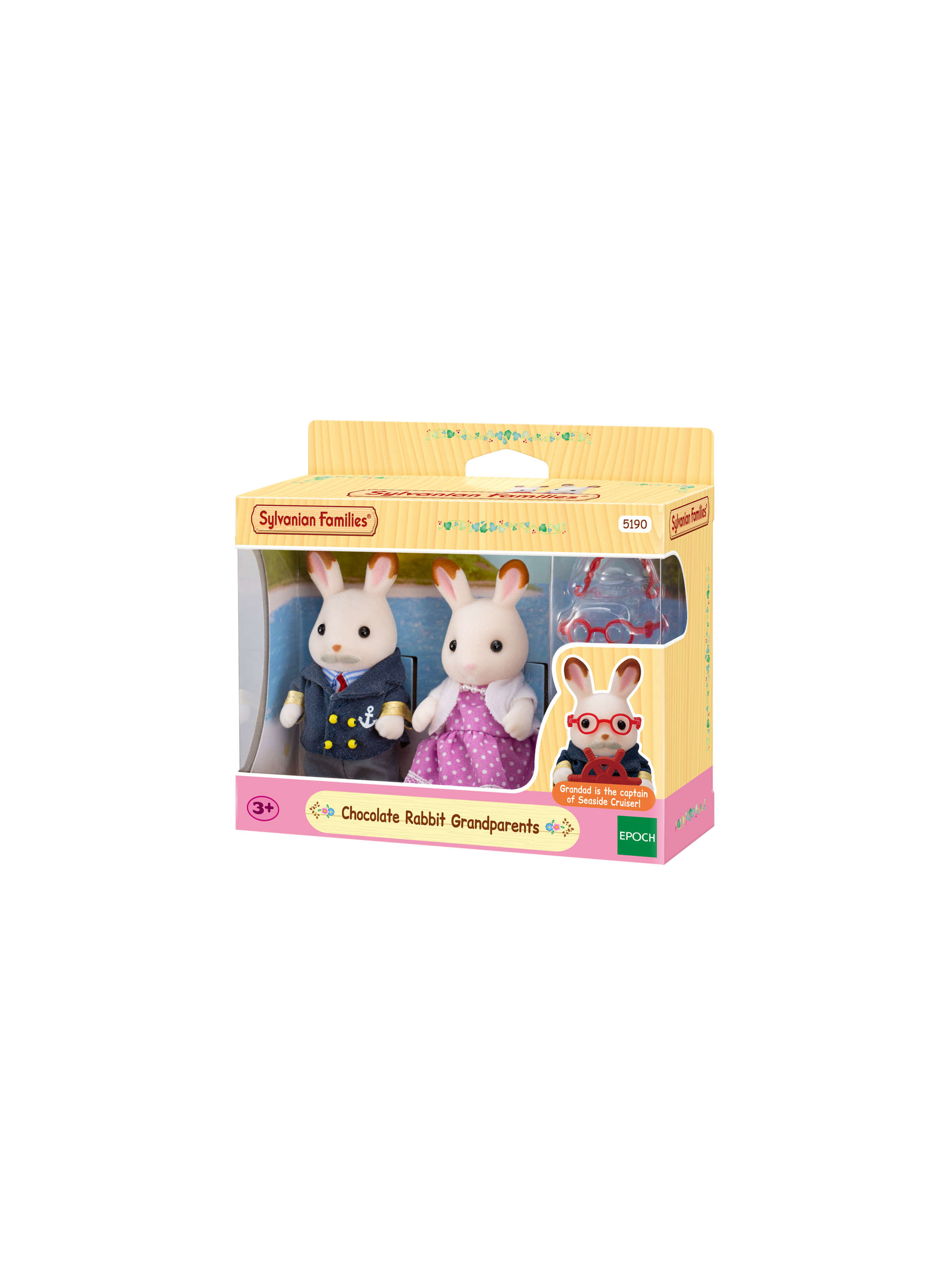 SYLVANIAN FAMILIES Grands-parents Lapin Chocolat