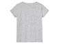T-shirt gris à manches courtes.