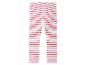 Léggins rayés rouge et blanc pour enfant.