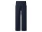 Pantalon décontracté bleu marine pour homme avec taille élastique et plis