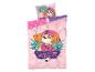 Parure de lit Paw Patrol Skye rose et violette.