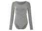 Un body gris à manches longues pour femme.
