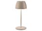 Lampe de table sans fil avec abat-jour et base beiges