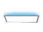 Panneau lumineux LED rectangulaire avec rétroéclairage bleu