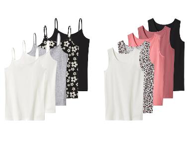 esmara® Lot de 5 débardeurs fille