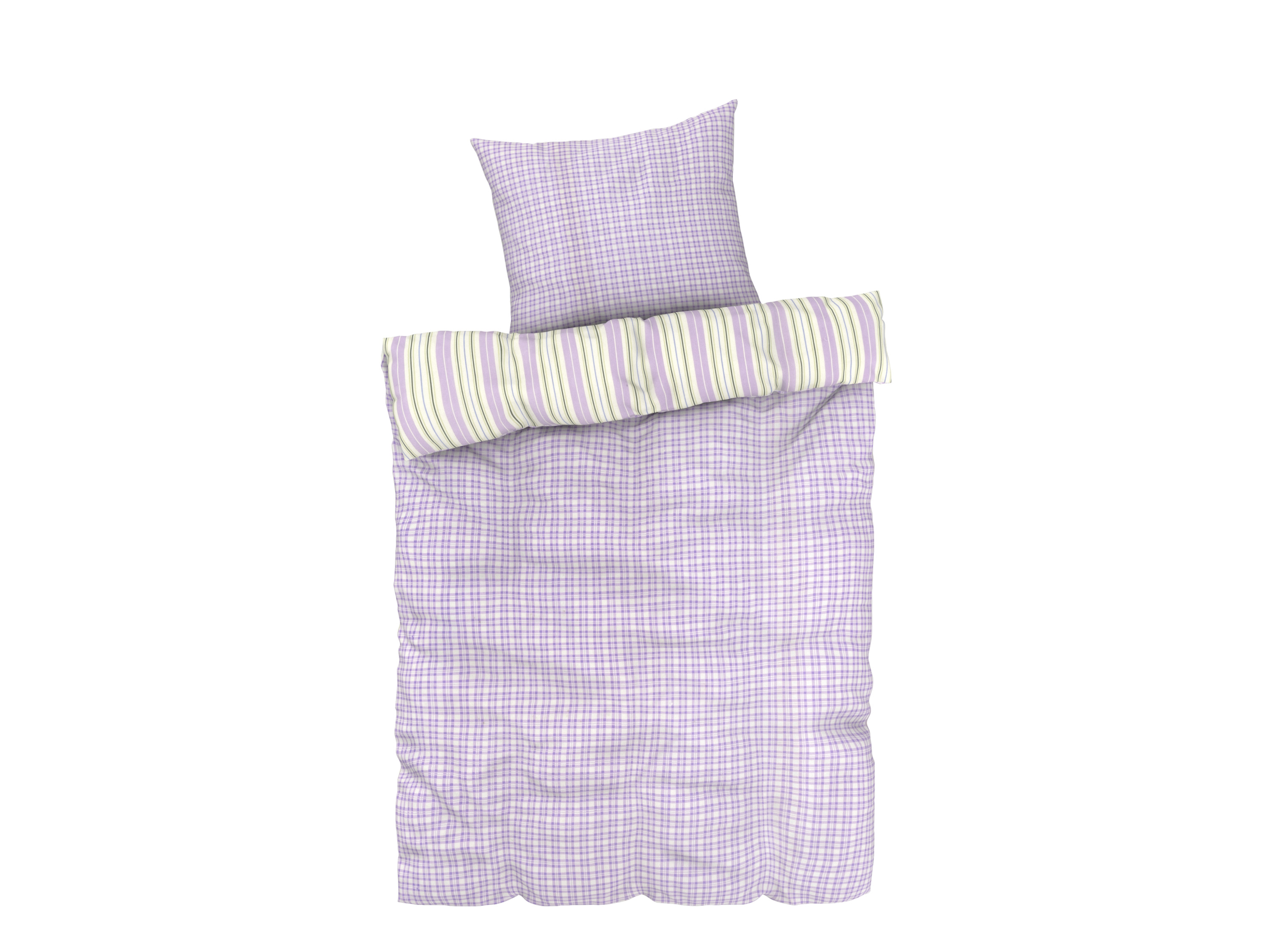 LIVARNO home Parure de lit en satin microfibre, 140 x 200 cm (bandes)