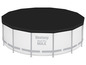 Une couverture noire pour une piscine Bestway Steel Pro Max.