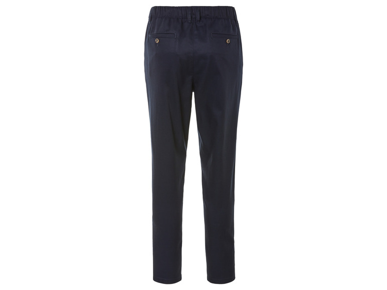 Pantalon bleu marine avec taille élastique