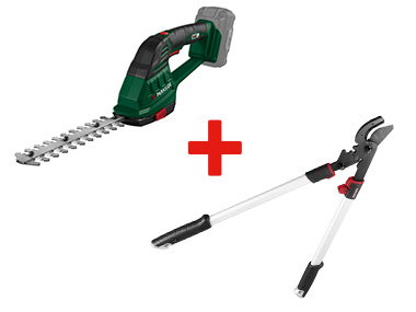 PARKSIDE® Coupe-bordures/taille-haies sans fil + Coupe-branches à enclume, 20 V