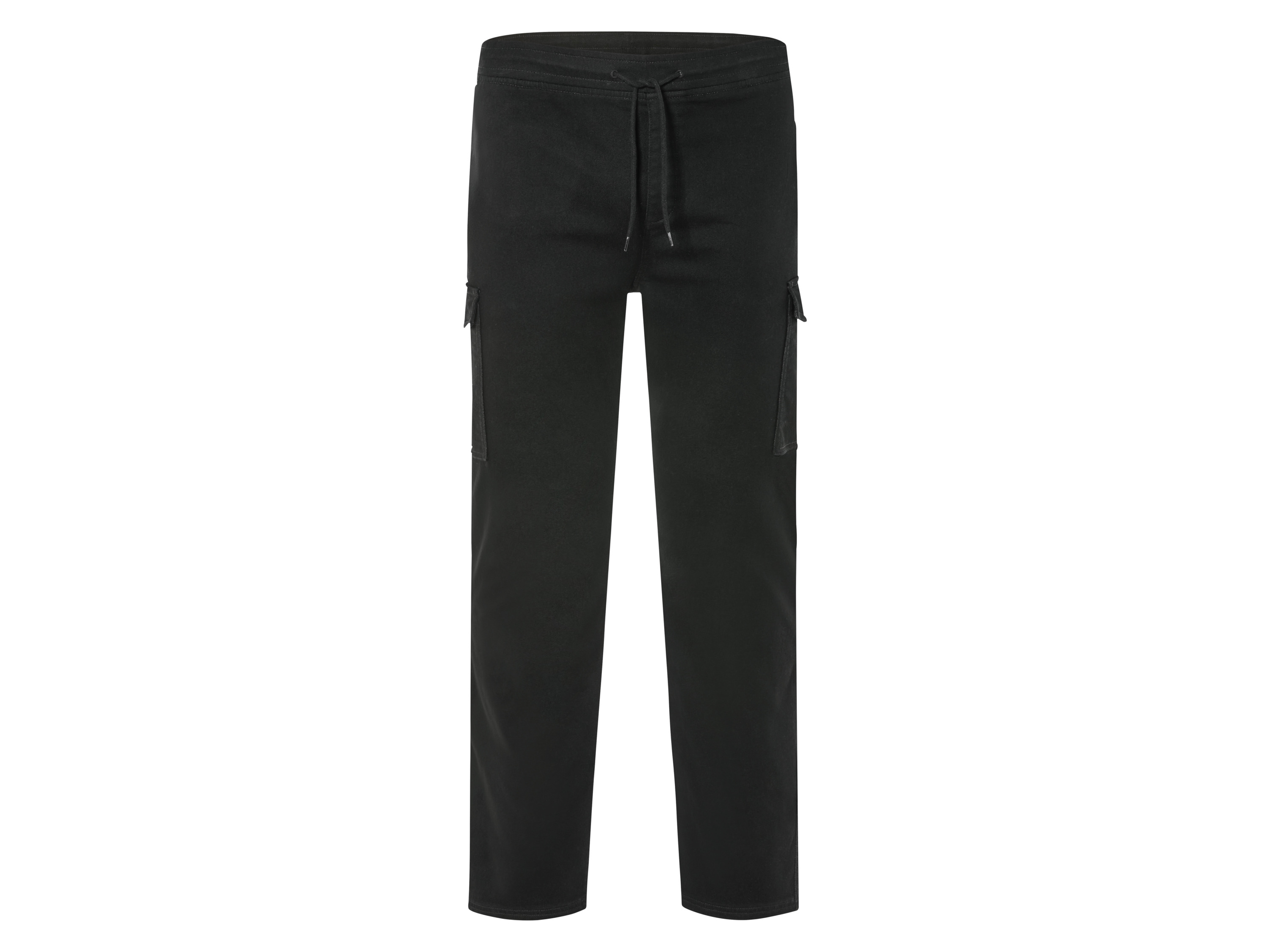 LIVERGY® Pantalon molletonné cargo homme (XXl, noir)