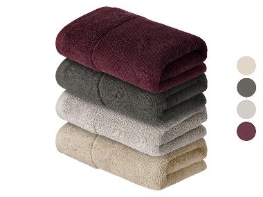 LIVARNO home Lot de 2 serviettes éponge