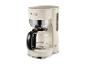Cafetière électrique crème style rétro.