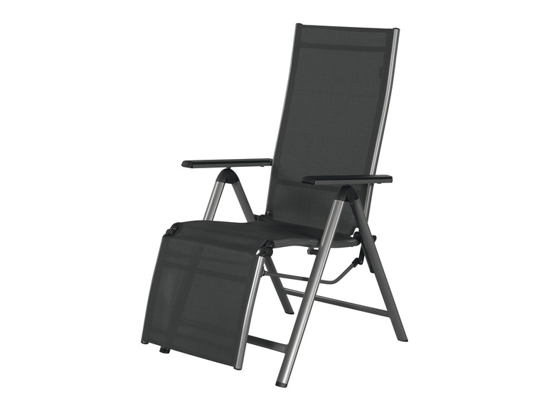 Aller en mode plein écran : LIVARNO home Fauteuil de jardin Houston en aluminium, argent/gris - Image 1