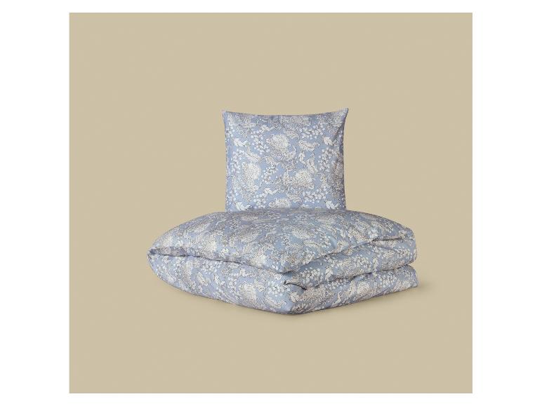 Parure de lit ou parure de lit double face en satin, 140 x 200 cm