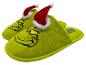 Pantoufles Grinch avec bonnets de Père Noël