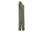 Robe longue kaki à manches courtes.