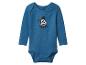 Body bébé bleu à manches longues avec imprimé Mickey Mouse