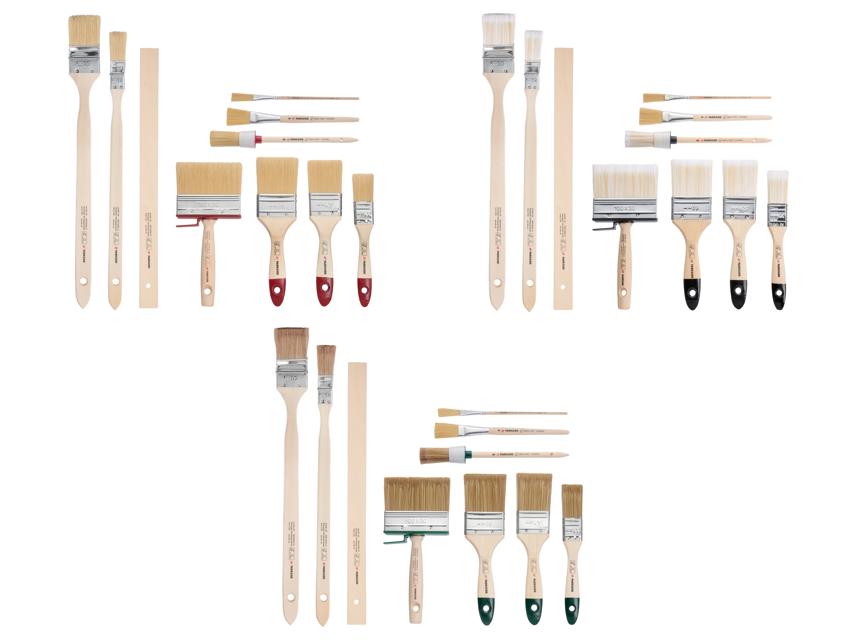 PARKSIDE® Set 10 pinceaux