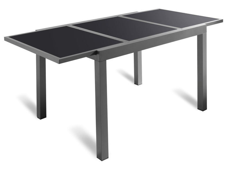 Aller en mode plein écran : LIVARNO home Set de table de jardin extensible + 4 fauteuils Toronto en aluminium, anthracite - Image 13