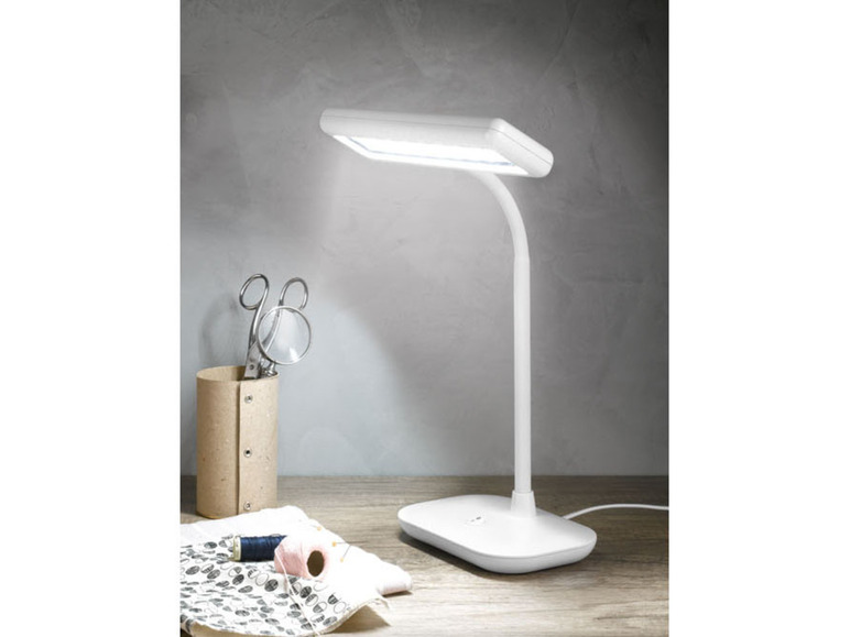 Aller en mode plein écran : LIVARNO home Lampe lumière du jour LED avec bras flexible, blanc - Image 6