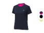 T-shirt de sport Crivit pour femme, bleu marine avec détails rose.