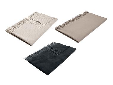 LIVARNO® Plaid effet cachemire, 130 x 170 cm