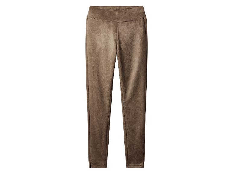 Legging en daim marron