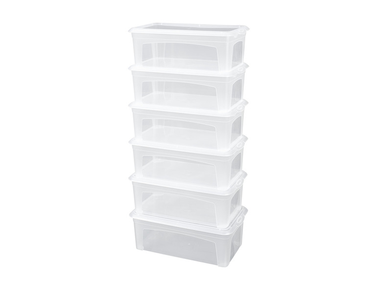 Aller en mode plein écran : LIVARNO home Lot de 3 ou 6 boîtes de rangement, avec couvercle - Image 2